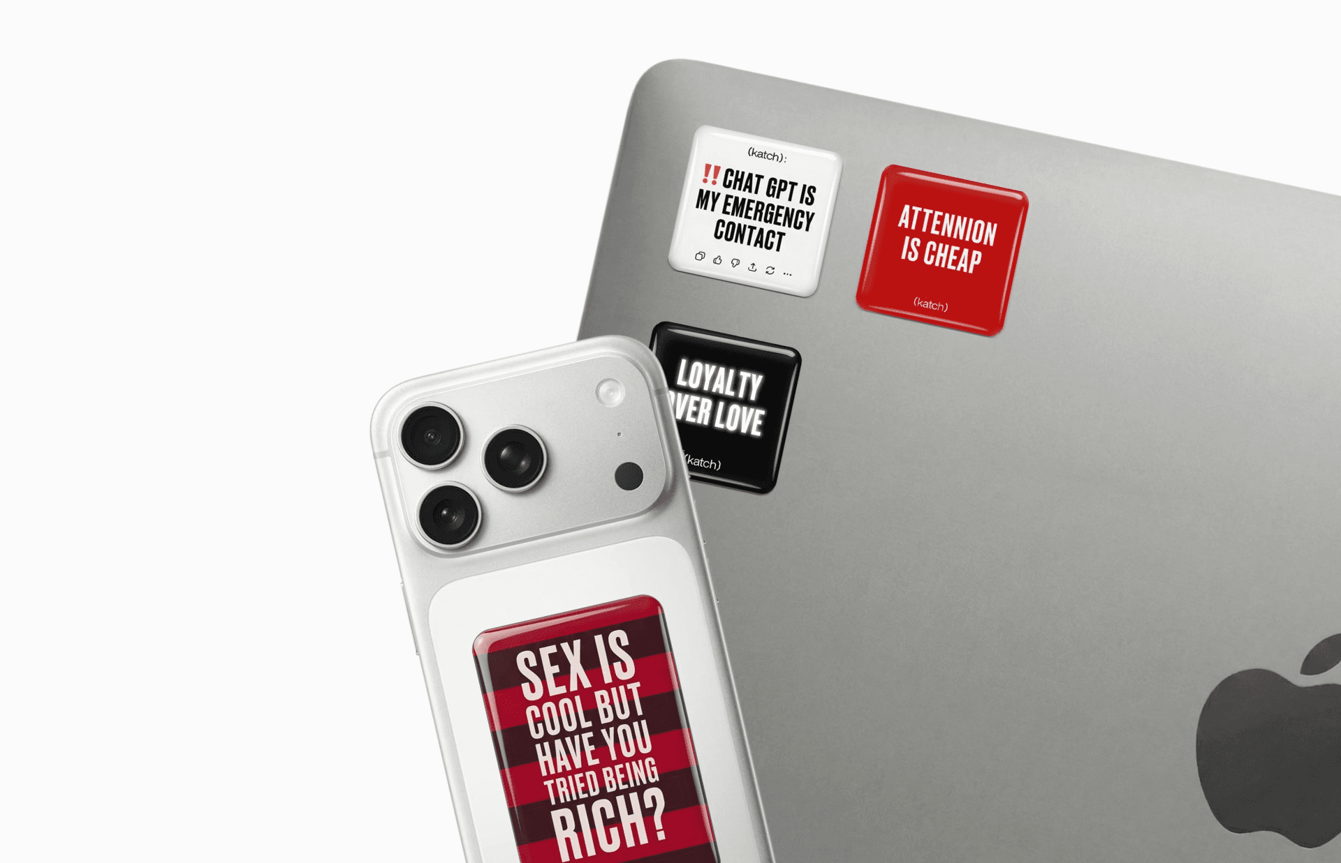 katch коллекция стикерпак в подарок — лукбук