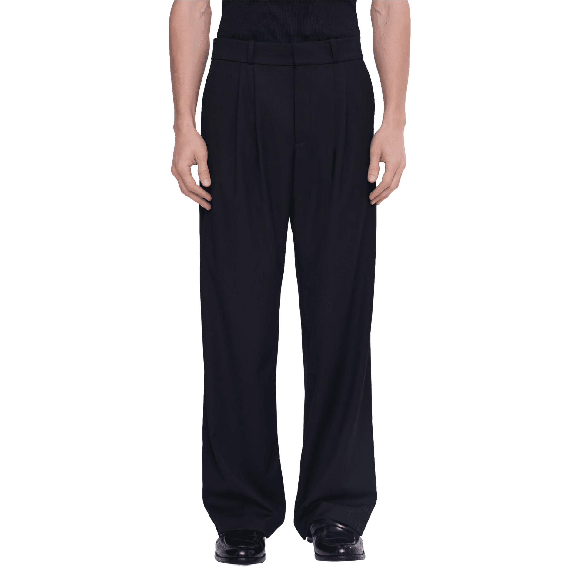 брюки со складками [uniform] Черный — katch, фото 1